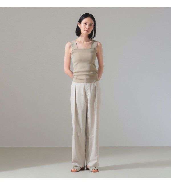 Demi-Luxe BEAMS 「【別注】スタイリスト佐藤佳菜子 &times; SLOANE / ミラノ リブ タンクトップ」|ニット・セーター|