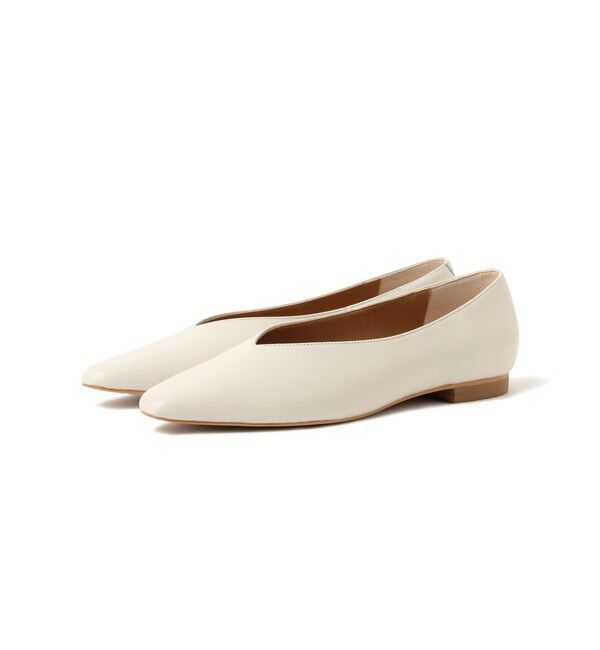 Demi-Luxe BEAMS 「Vカット フラット パンプス」|パンプス|