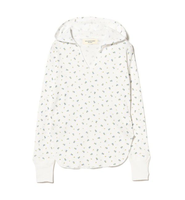 BEAMSBOY「フラワー サーマル パーカー」|Tシャツ・カットソー|