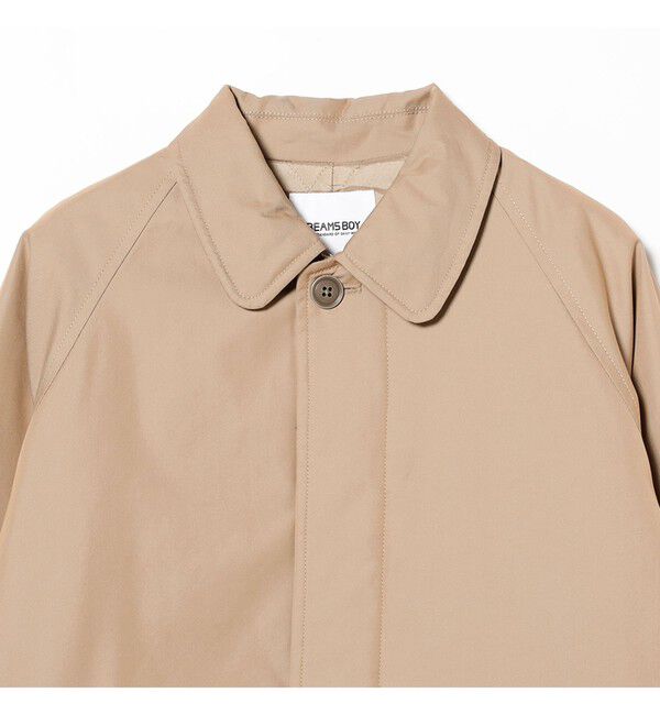 BEAMSBOY「コットン ポリエステル シャンブレー ステンカラー コート」|ダッフルコート|
