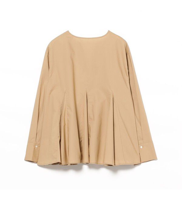 Ray BEAMS 「キーネック フレア ブラウス」|シャツ・ブラウス|