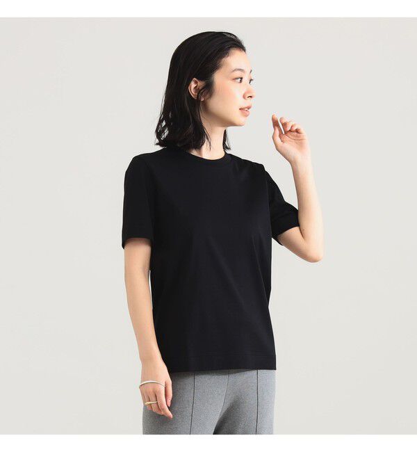 Demi-Luxe BEAMS 「AK+1 / 天竺 Tシャツ」|Tシャツ・カットソー|BLACK