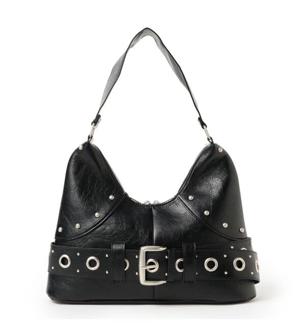 Ray BEAMS 「スタッズ ベルト バッグ」|トートバッグ|