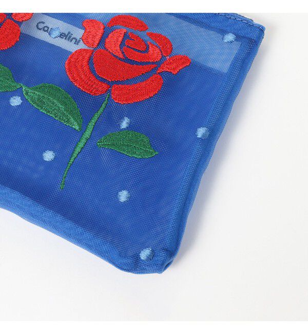 Ray BEAMS 「【別注】Casselini / チュール 刺繍 ポーチ」|ポーチ|