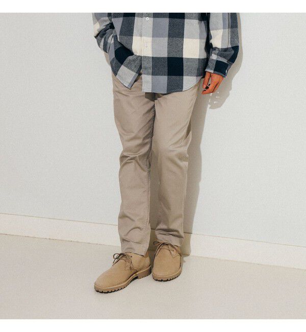 BEAMS「ストレッチテーパードチノ」|チノ|GREY