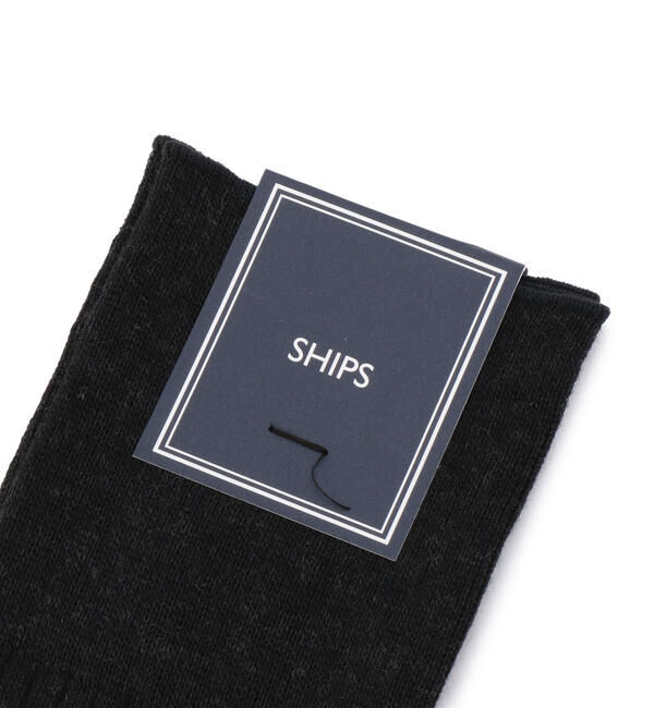 SHIPS「SHIPS: コットンリブ ロングホーズ ドレスソックス」|ソックス|