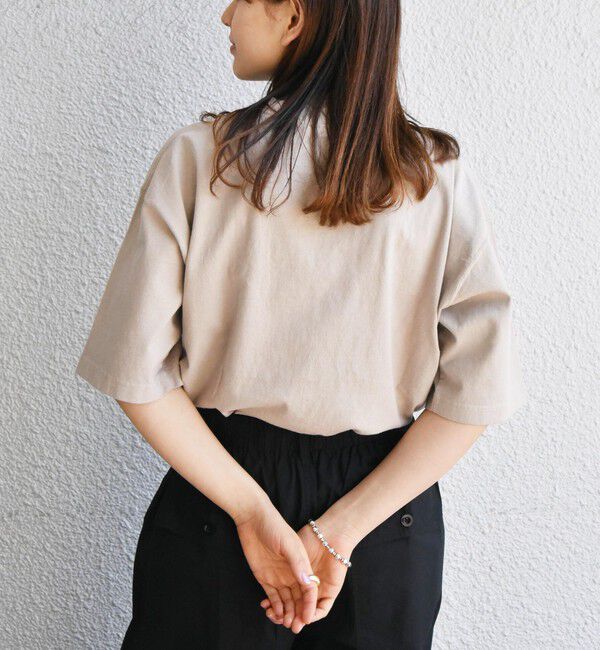 SHIPS any「SHIPS any: "COTTON USA"  ヘビーウェイト クルーネック ポケット Tシャツ」|Tシャツ・カットソー|