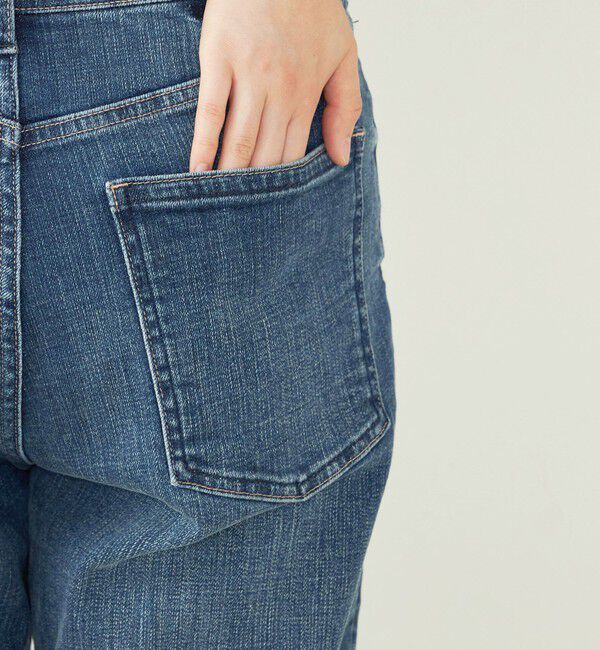 quaranciel「quaranciel:〈洗濯機可能〉ハンサム テーパード デニム パンツ」|デニム|