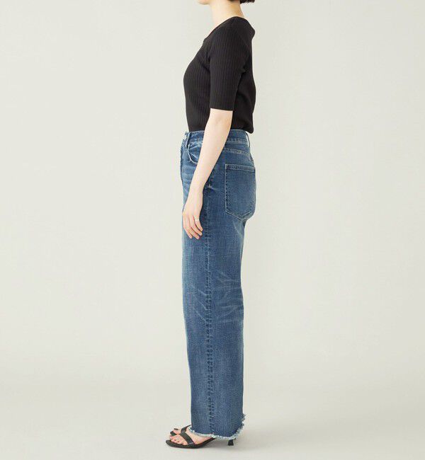 quaranciel「quaranciel:〈洗濯機可能〉ハンサム テーパード デニム パンツ」|デニム|