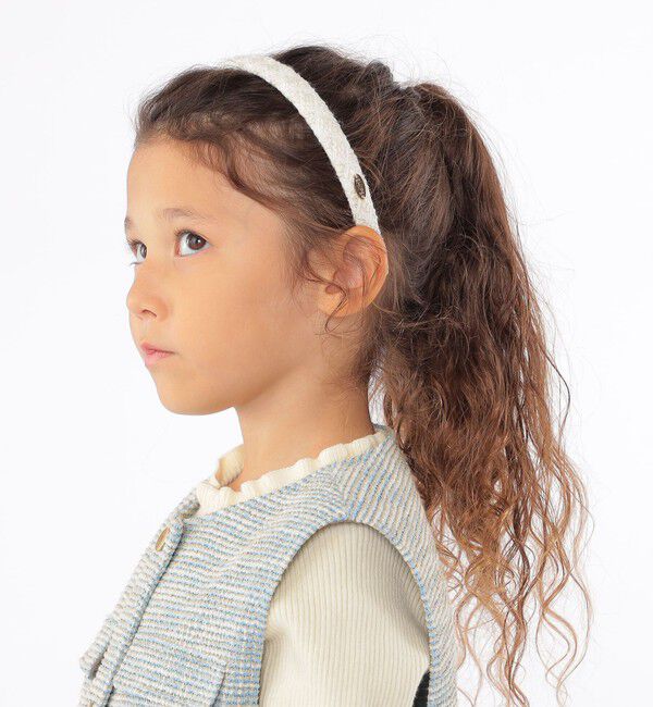 SHIPS KIDS「SHIPS KIDS:ツイード カチューシャ」|カチューシャ|