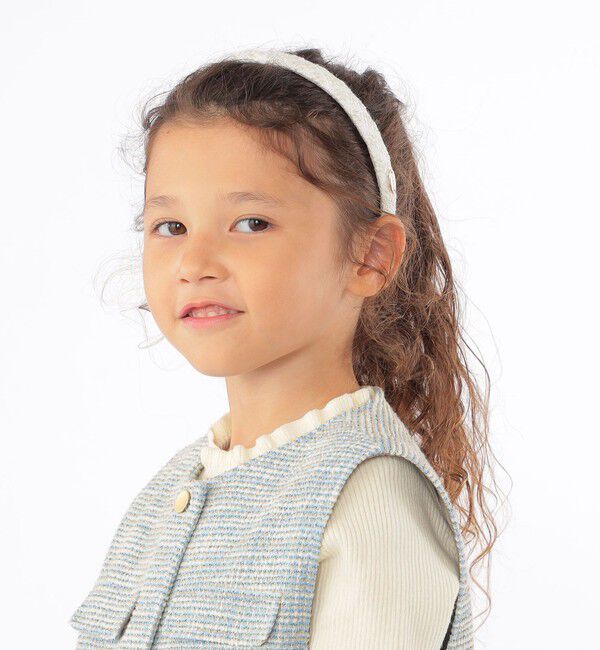 SHIPS KIDS「SHIPS KIDS:ツイード カチューシャ」|カチューシャ|