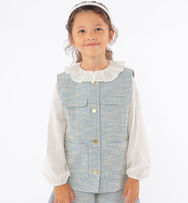 SHIPS KIDS「SHIPS KIDS:ツイード カチューシャ」|カチューシャ|