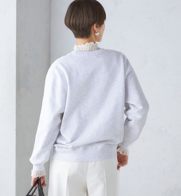 SHIPS for women「【SHIPS別注】Odub:〈手洗い可能〉メタリック ロゴ スウェット 24SS ◇」|スウェット・ジャージ|