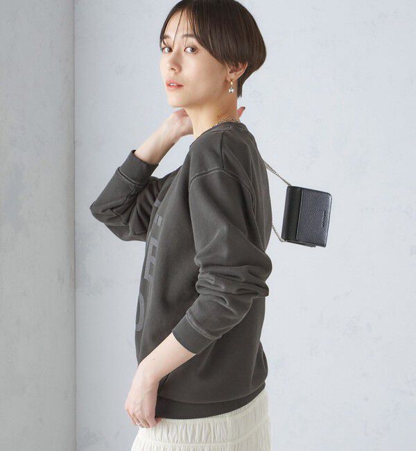 SHIPS for women「【SHIPS別注】Odub:〈手洗い可能〉メタリック ロゴ スウェット 24SS ◇」|スウェット・ジャージ|