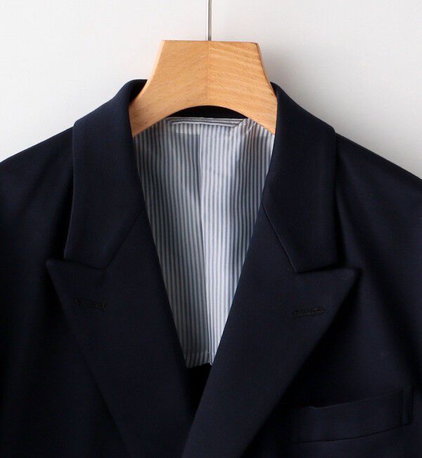 SHIPS KIDS「SHIPS KIDS:140～160cm / ポンチ ダブル ジャケット」|テーラードジャケット|