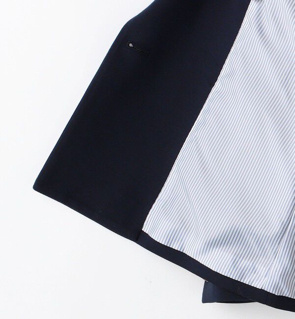 SHIPS KIDS「SHIPS KIDS:140～160cm / ポンチ ダブル ジャケット」|テーラードジャケット|