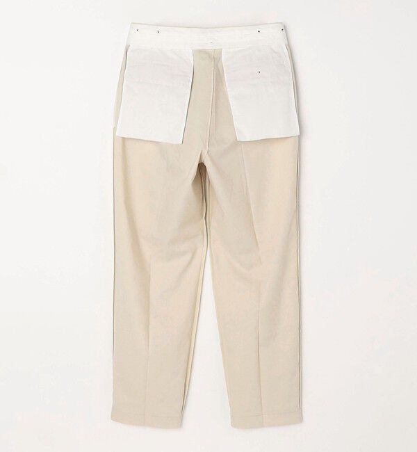 SHIPS any「SHIPS any: 〈接触冷感等〉ハイブリッドリネン 2タック パンツ (セットアップ対応)」|チノ|