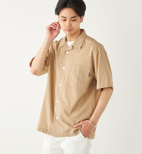 SHIPS Colors 「SHIPS Colors:コットンリネン COOLMAX オープンカラー シャツ◇」|シャツ・ブラウス|