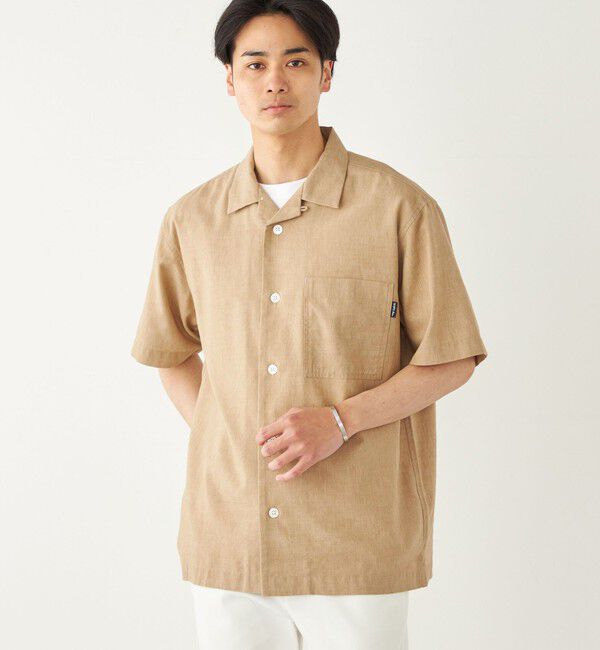 SHIPS Colors 「SHIPS Colors:コットンリネン COOLMAX オープンカラー シャツ◇」|シャツ・ブラウス|