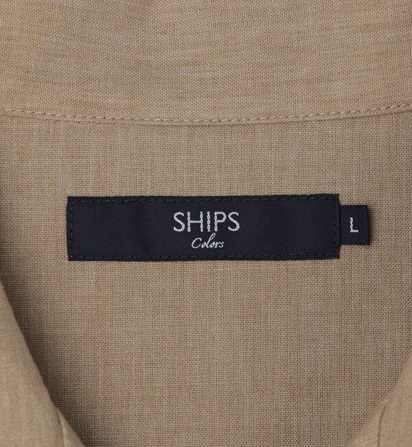 SHIPS Colors 「SHIPS Colors:コットンリネン COOLMAX オープンカラー シャツ◇」|シャツ・ブラウス|