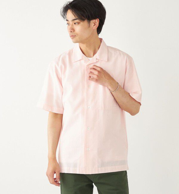 SHIPS Colors 「SHIPS Colors:コットンリネン COOLMAX オープンカラー シャツ◇」|シャツ・ブラウス|