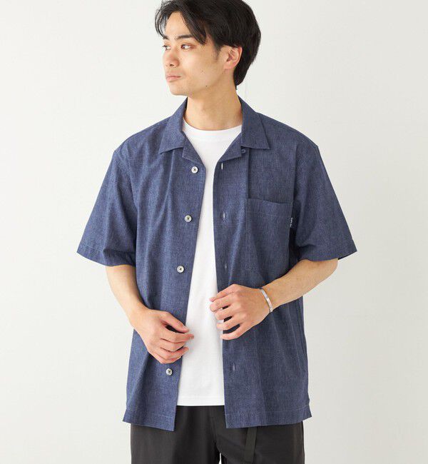 SHIPS Colors 「SHIPS Colors:コットンリネン COOLMAX オープンカラー シャツ◇」|シャツ・ブラウス|