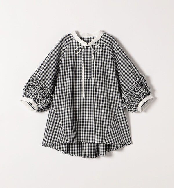 SHIPS for women「【WEB限定】〈手洗い可能〉袖 フリル デザイン ブラウス」|シャツ・ブラウス|