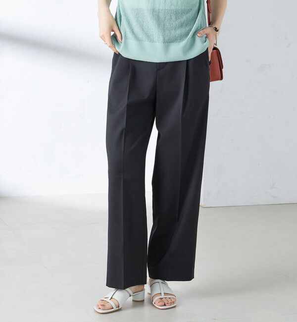 SHIPS for women「〈手洗い可能〉ツイル ストレート パンツ（セットアップ対応）」|その他|