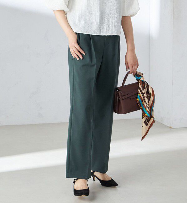 SHIPS for women「〈手洗い可能〉ツイル ストレート パンツ（セットアップ対応）」|その他|