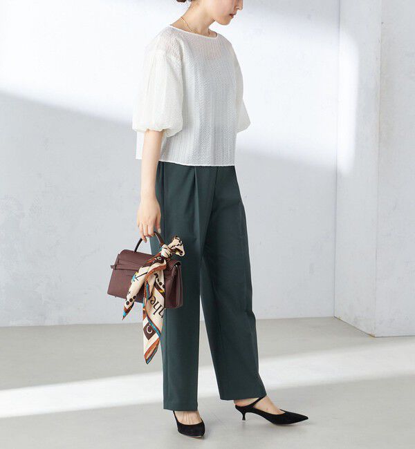 SHIPS for women「〈手洗い可能〉ツイル ストレート パンツ（セットアップ対応）」|その他|