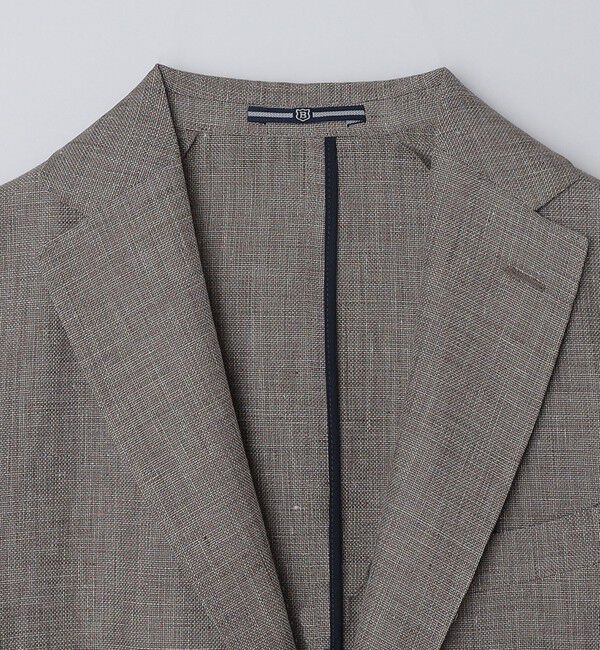 SHIPS「BREUER: FABIO リネン コットン ジャケット」|テーラードジャケット|