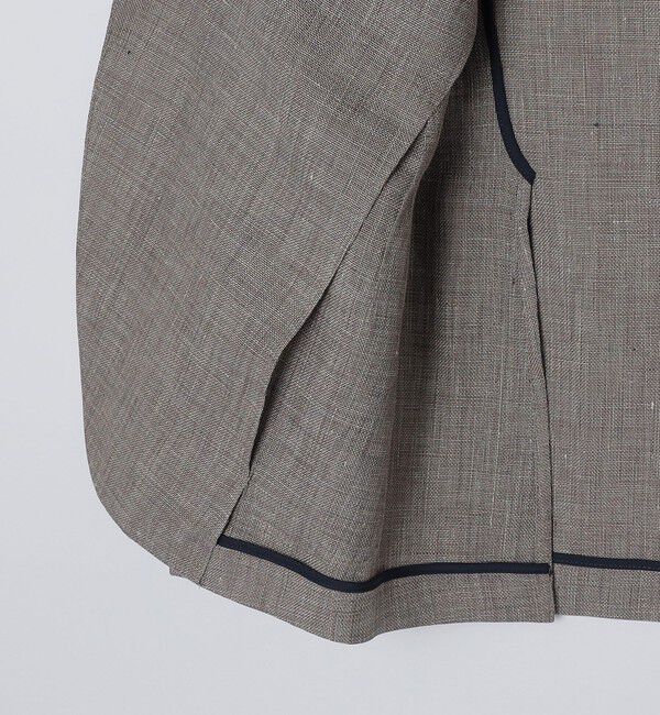 SHIPS「BREUER: FABIO リネン コットン ジャケット」|テーラードジャケット|