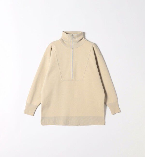 SHIPS any「SHIPS any:〈手洗い可能〉ハーフ ジップ ハイネック プルオーバー」|ニット・セーター|