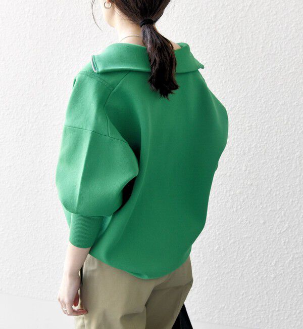 SHIPS any「SHIPS any:〈手洗い可能〉ハーフ ジップ ハイネック プルオーバー」|ニット・セーター|