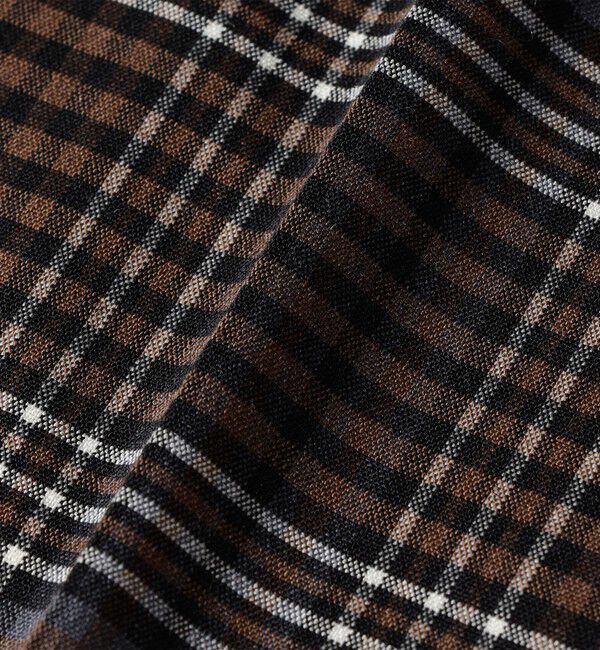 SHIPS for women「〈手洗い可能〉ウール混 チェック タック ワイド パンツ」|その他|