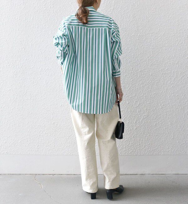 SHIPS any「SHIPS any:〈洗濯機可能〉REPREVE レギュラーカラー ルーズ ポケット シャツ」|シャツ・ブラウス|