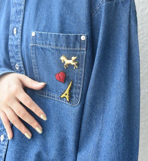 SHIPS for women「アンティーク モチーフ ブローチ」|ブローチ・コサージュ|