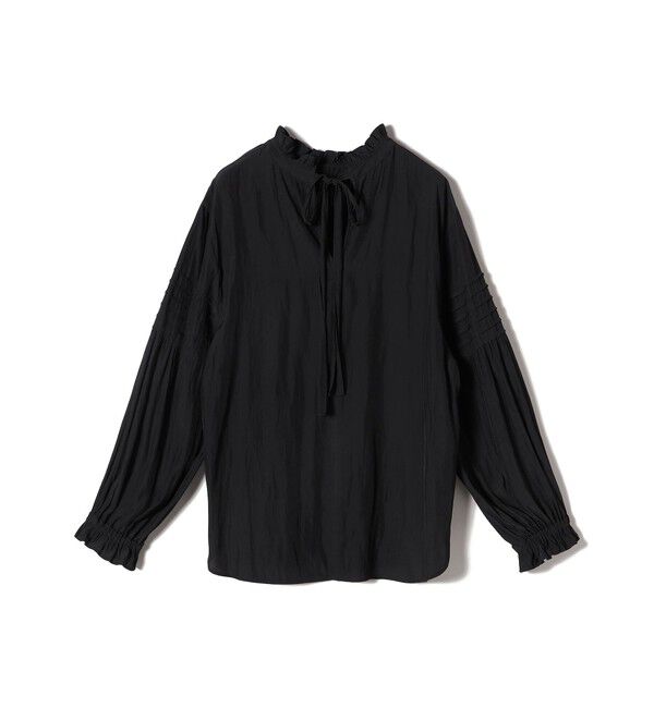SHIPS for women「〈手洗い可能〉割繊 前後 2WAY 袖タック デザイン ブラウス」|シャツ・ブラウス|