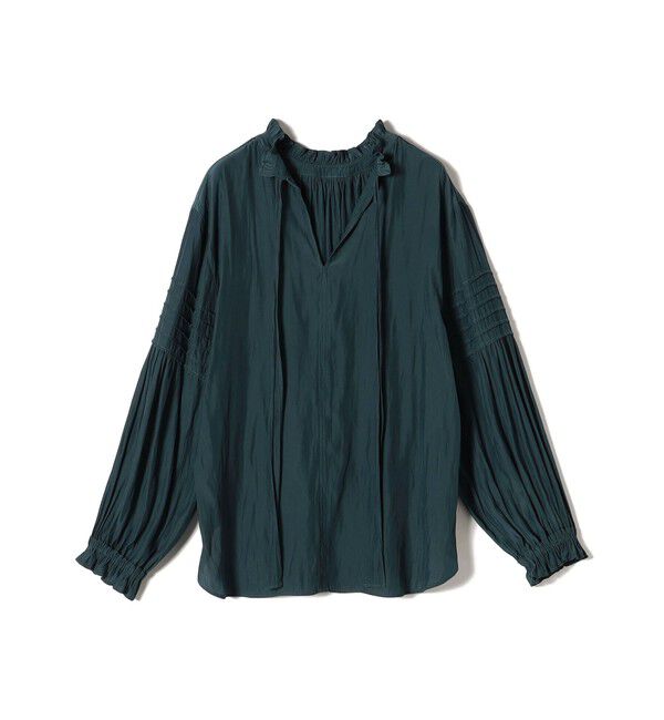 SHIPS for women「〈手洗い可能〉割繊 前後 2WAY 袖タック デザイン ブラウス」|シャツ・ブラウス|