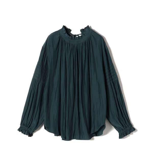 SHIPS for women「〈手洗い可能〉割繊 前後 2WAY 袖タック デザイン ブラウス」|シャツ・ブラウス|