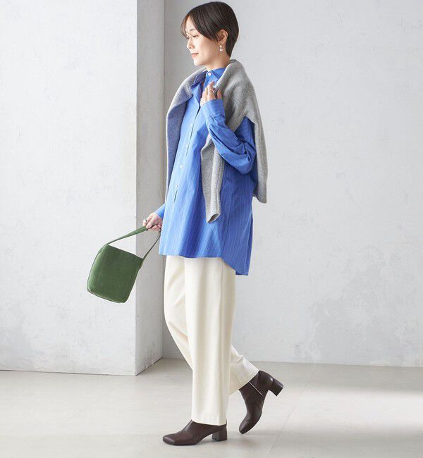 SHIPS for women「〈手洗い可能〉両面起毛 ドロスト パンツ」|その他|