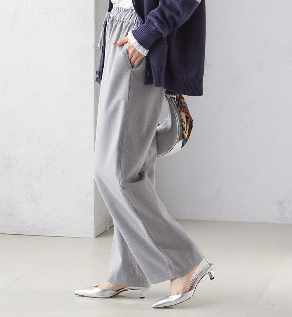 SHIPS for women「〈手洗い可能〉両面起毛 ドロスト パンツ」|その他|