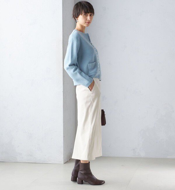 SHIPS for women「〈手洗い可能〉パール モチーフ ボタン ジャッカル カーディガン」|カーディガン|