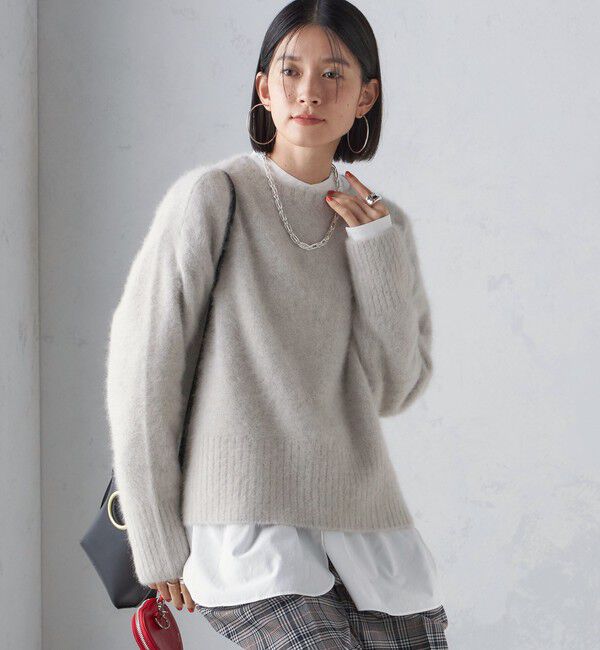 SHIPS for women「〈手洗い可能〉FOX クルーネック プルオーバー」|ニット・セーター|