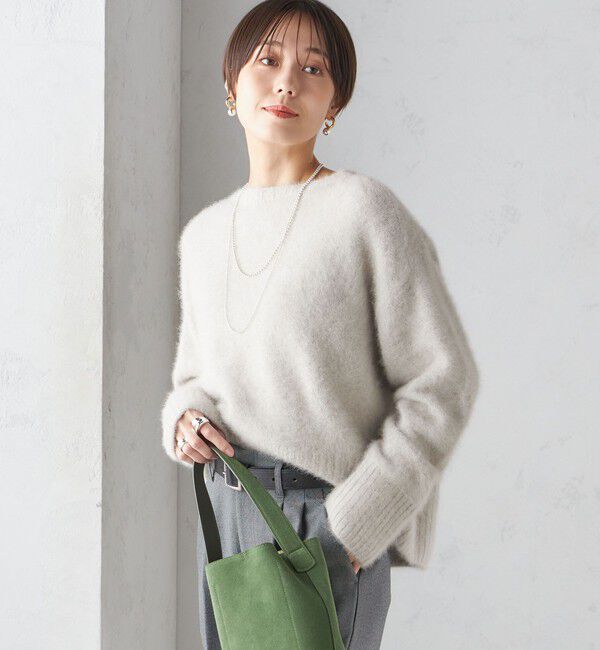 SHIPS for women「〈手洗い可能〉FOX クルーネック プルオーバー」|ニット・セーター|