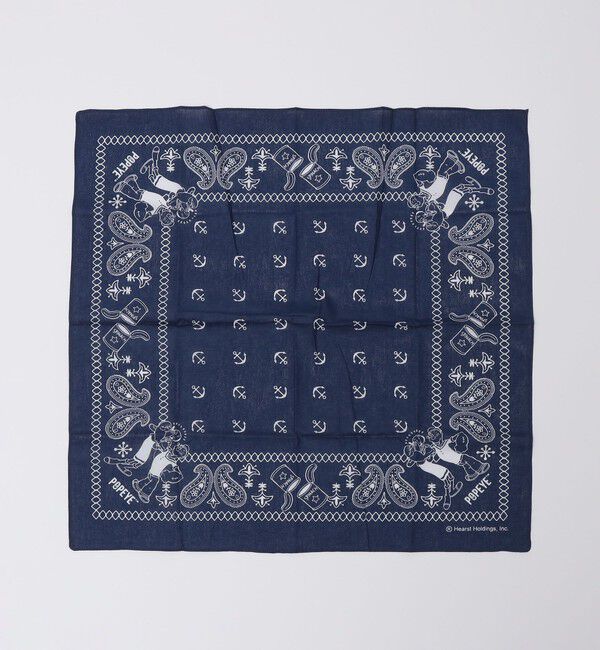 SHIPS「SHIPS: POPEYE BANDANA」|ハンカチ|ダークブルー