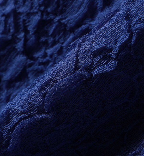 SHIPS any「【WEB限定】SHIPS any:〈手洗い可能〉ジャカード バンピー クルーネック プルオーバー」|ニット・セーター|