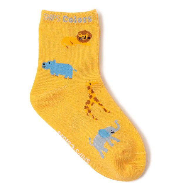 SHIPS Colors 「SHIPS Colors:アニマル ソックス (KIDS)」|ソックス|イエロー