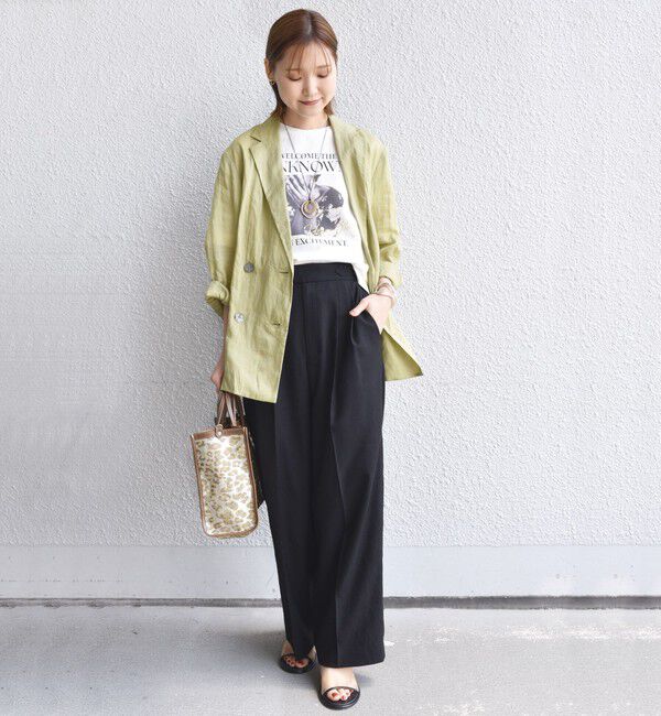 SHIPS for women「〈手洗い可能〉ラミー 4 シアー ジャケット」|テーラードジャケット|