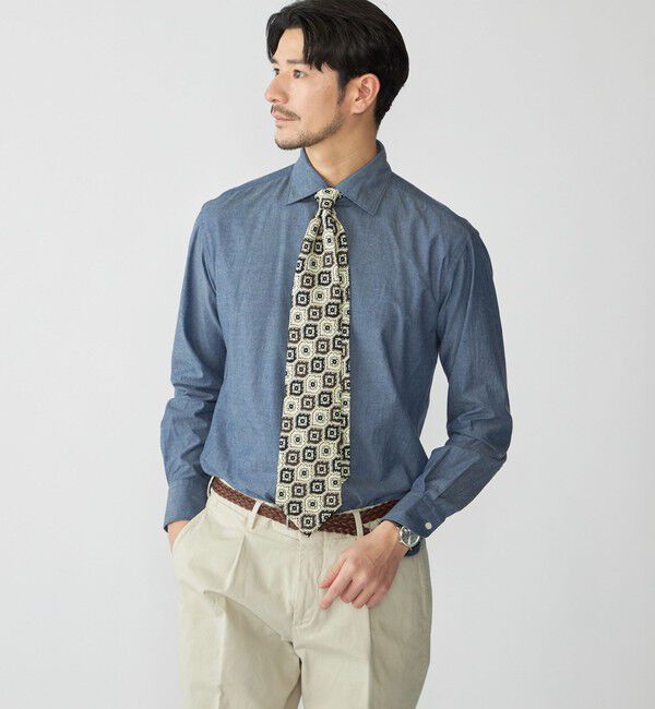 SHIPS「Holliday＆Brown マダー プリント ネクタイ」|ネクタイ・蝶ネクタイ|